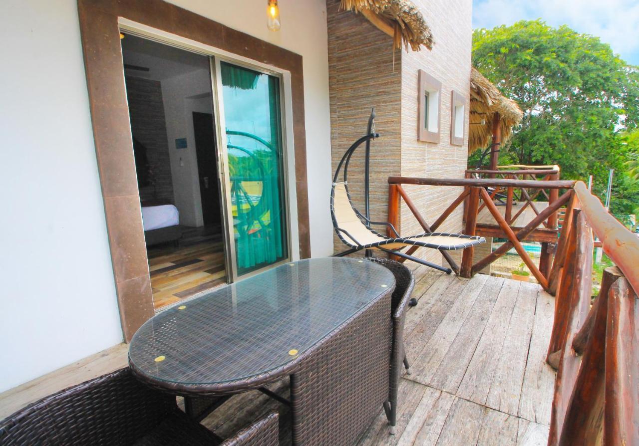 Hotel Pancho Villas Bacalar - Free Bikes And Paddles מראה חיצוני תמונה