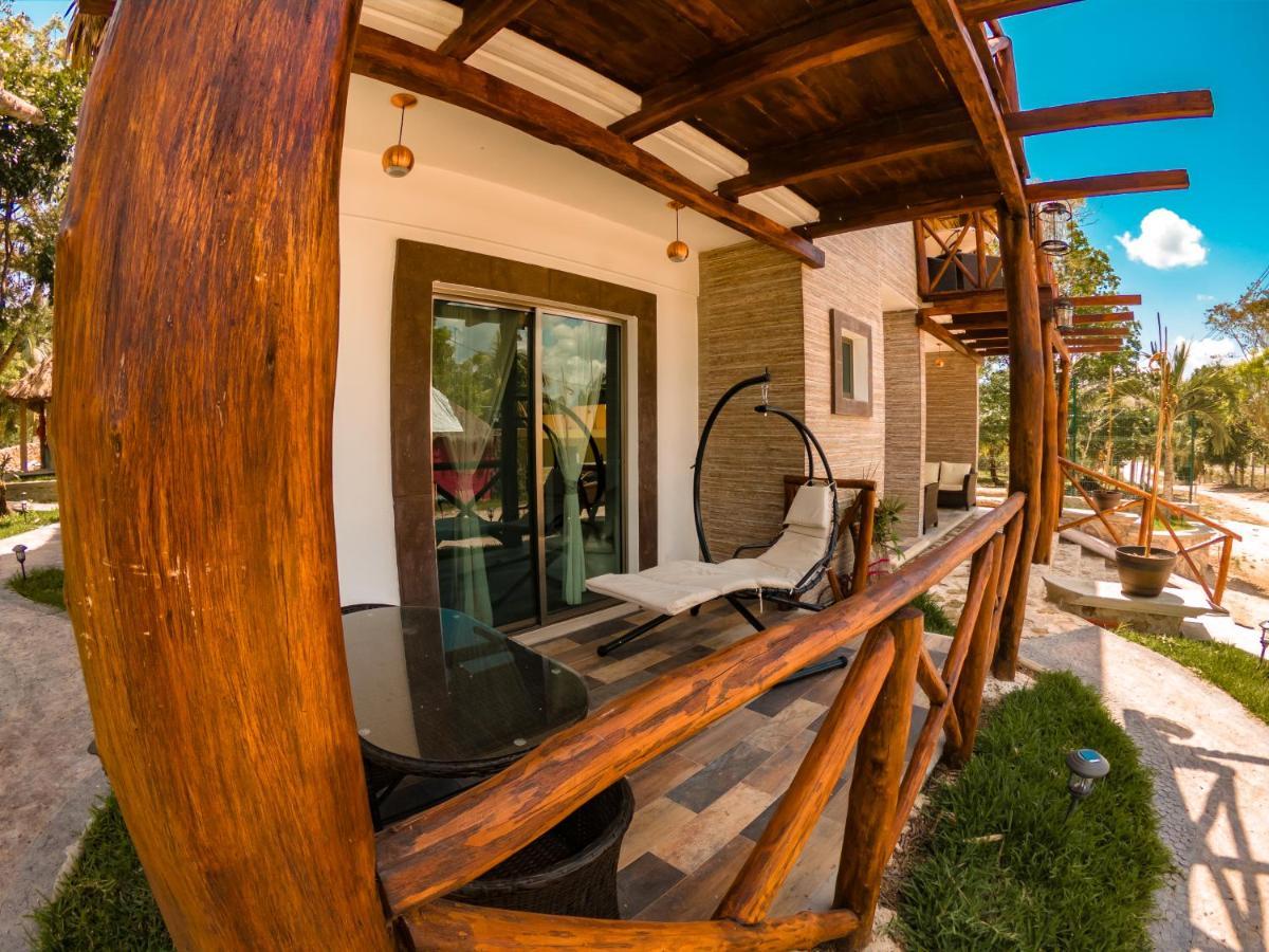 Hotel Pancho Villas Bacalar - Free Bikes And Paddles מראה חיצוני תמונה
