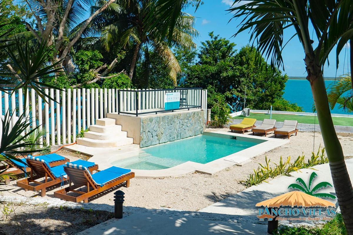 Hotel Pancho Villas Bacalar - Free Bikes And Paddles מראה חיצוני תמונה