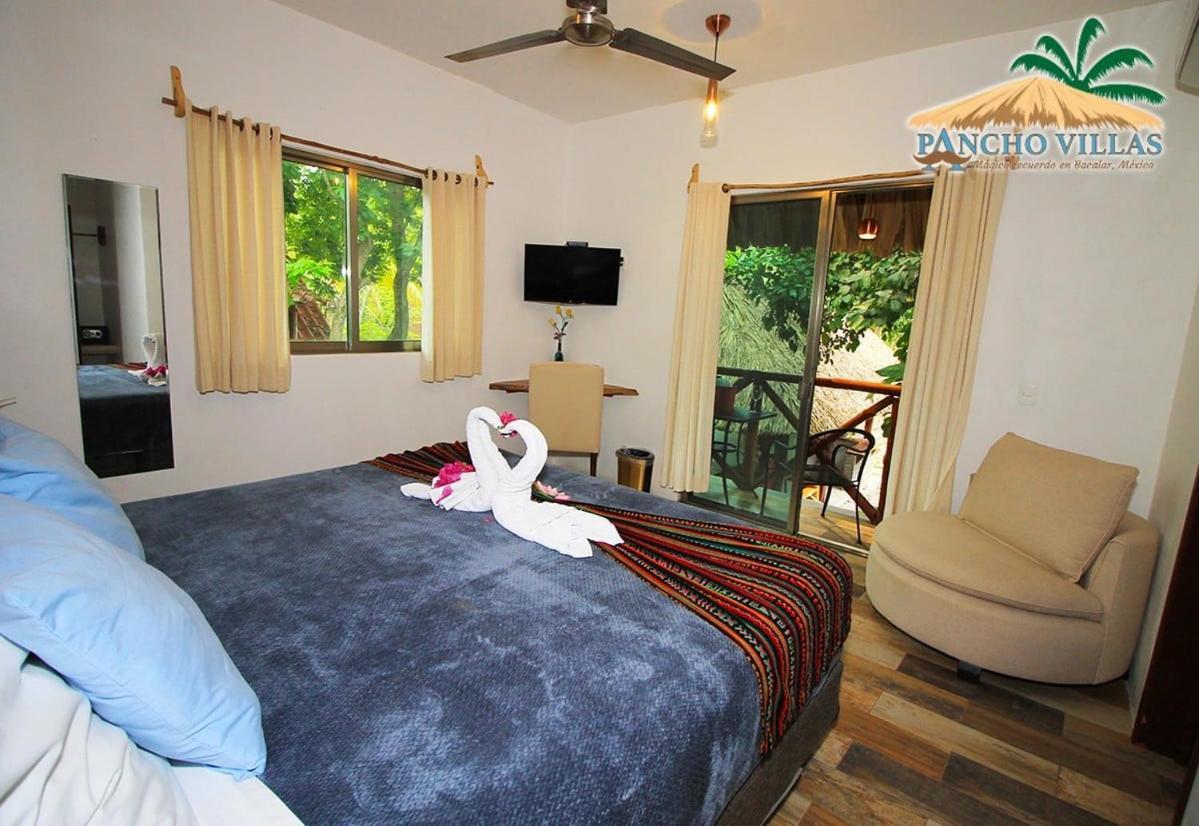 Hotel Pancho Villas Bacalar - Free Bikes And Paddles מראה חיצוני תמונה