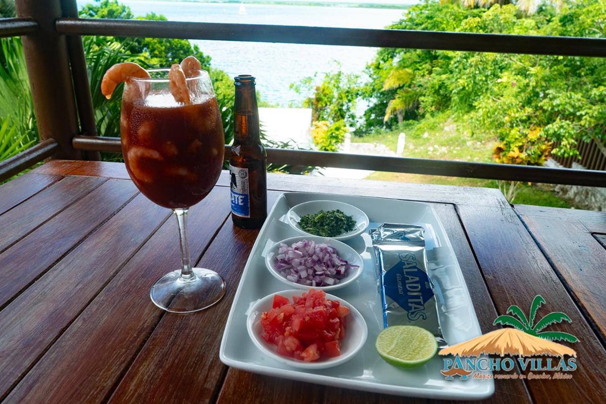 Hotel Pancho Villas Bacalar - Free Bikes And Paddles מראה חיצוני תמונה